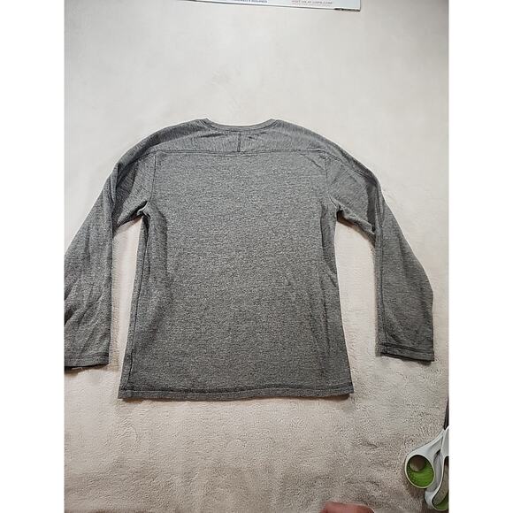 Polo Ralph Lauren Boys Size‎ Large(14-16) Henley Shirt Gray With Orange Pony - Picture 6 of 6